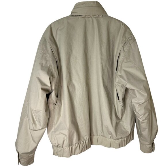Vintage Beige Members Only‎ Classic Bomber Jacket Men's Size 40 - Picture 2 of 10